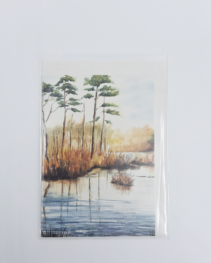 Wenskaart condoleance oever