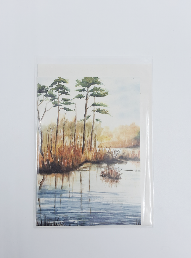 Wenskaart condoleance oever