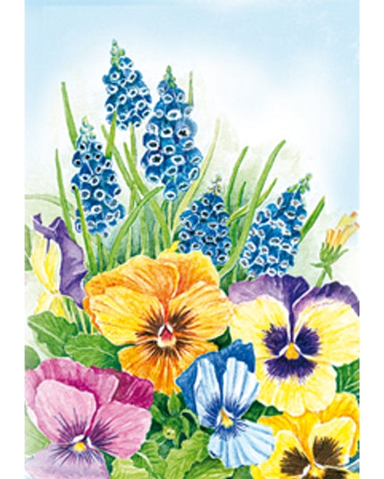 Wenskaart violen Jan