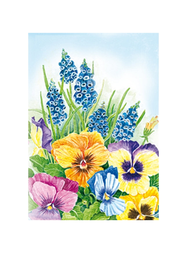 Wenskaart violen Jan