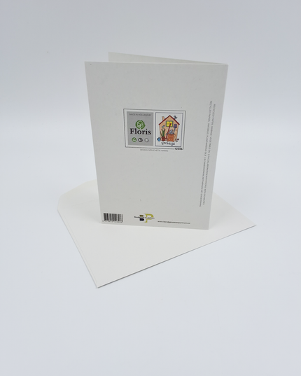 Wenskaart huis, verhuisd 2