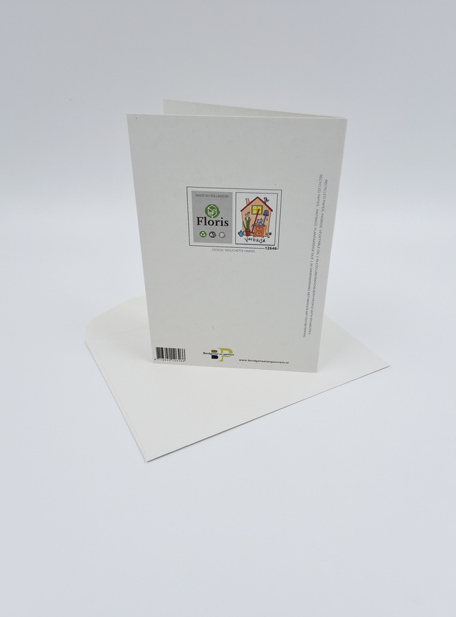 Wenskaart huis, verhuisd 2