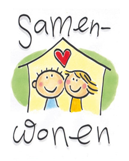 Wenskaart huis samenwonen