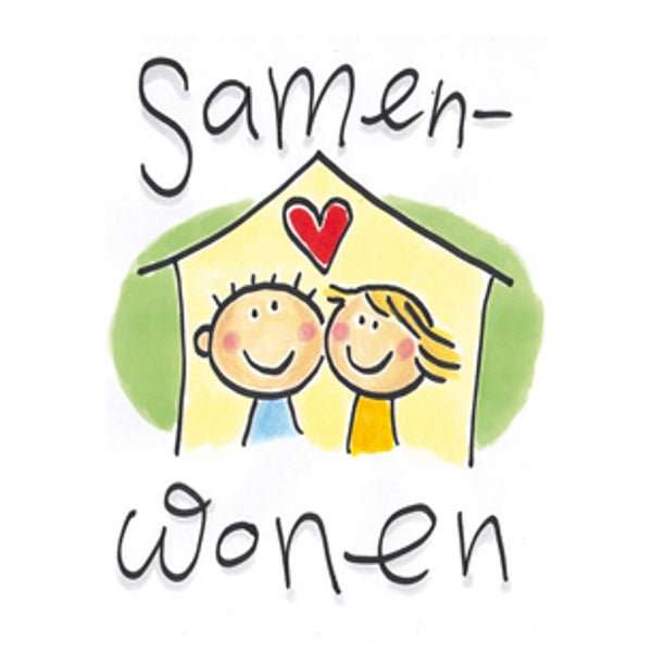 Wenskaart huis samenwonen