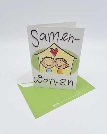 Wenskaart huis samenwonen