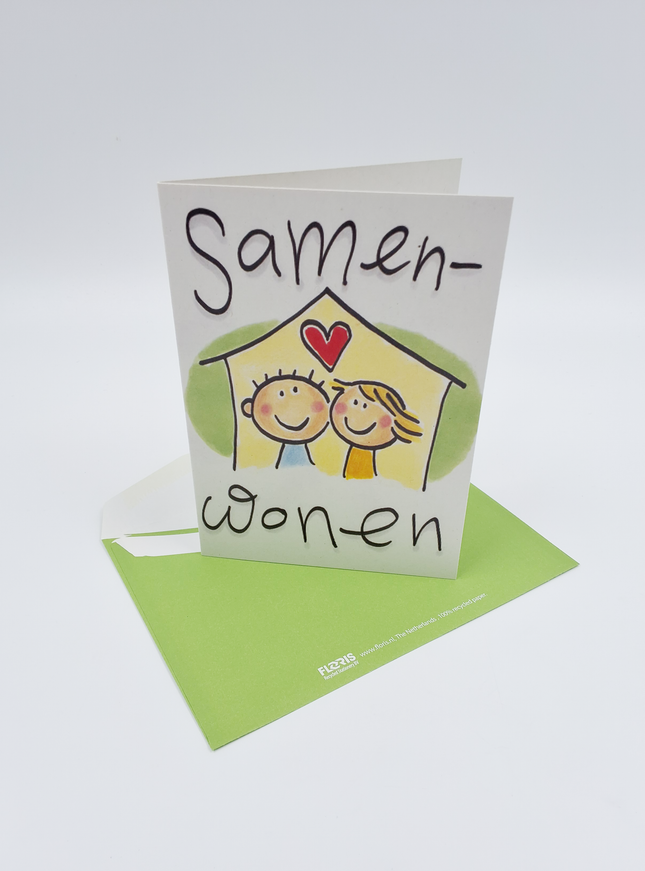 Wenskaart huis samenwonen