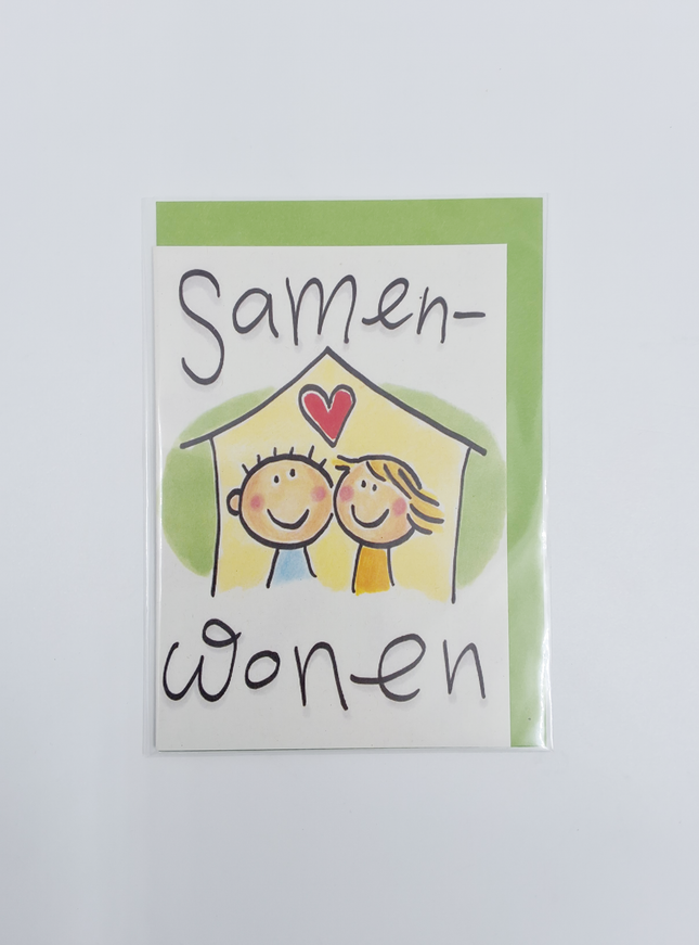 Wenskaart huis samenwonen