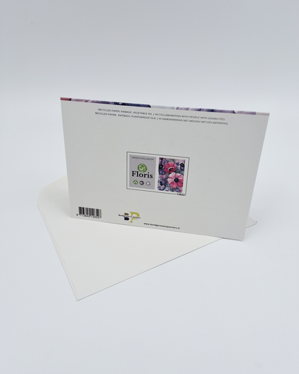 Wenskaart anemonen Ria