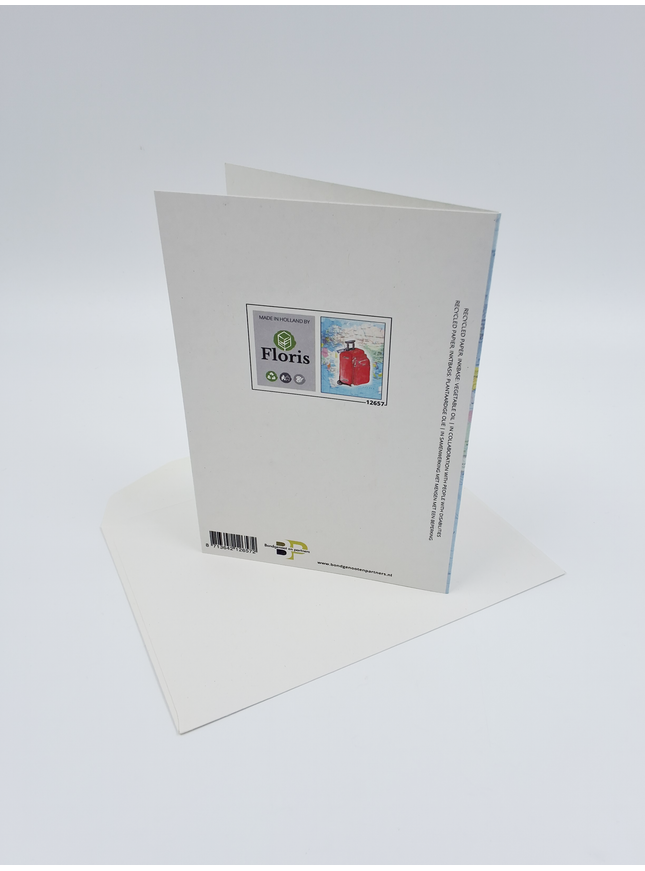 Travel greeting card