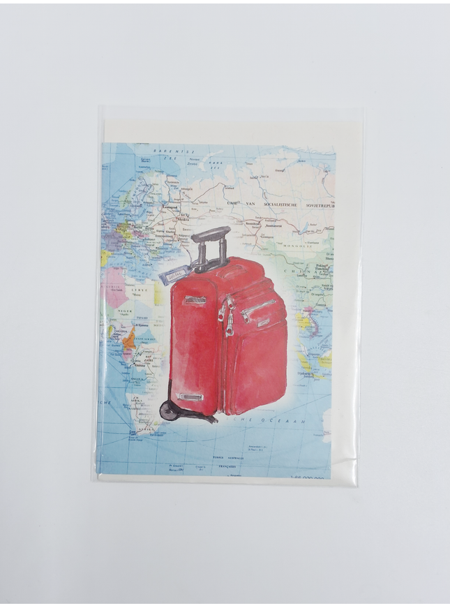 Travel greeting card