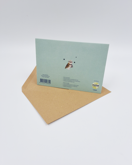 Wenskaart schoolbord, veel wijsheid