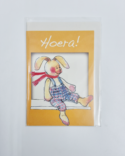 Wenskaart geboorte hoera