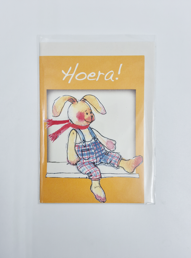 Wenskaart geboorte hoera