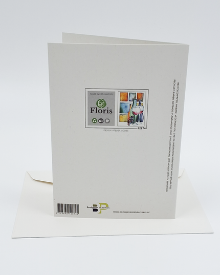 Wenskaart verjaardag glazen wijn