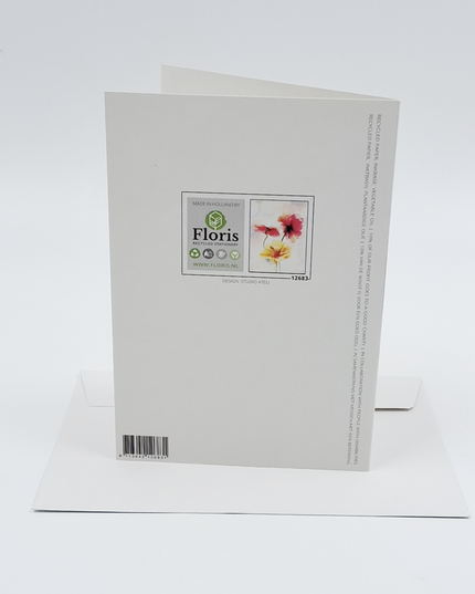 Wenskaart klaprozen zomer