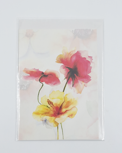 Wenskaart klaprozen zomer