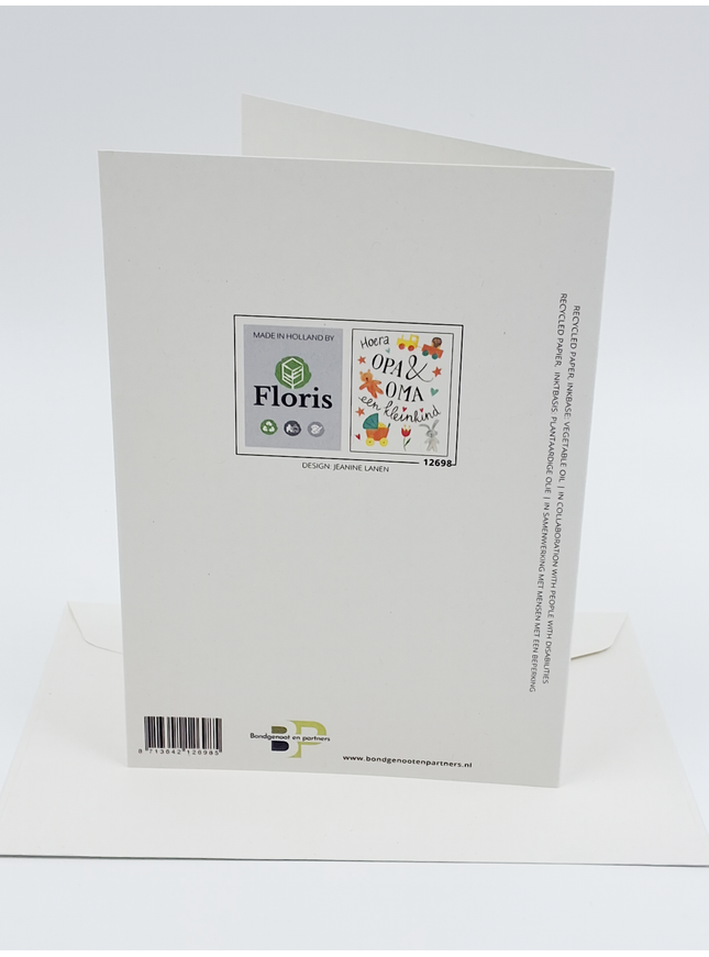 Greeting card Grandpa &amp; Grandma grandchild