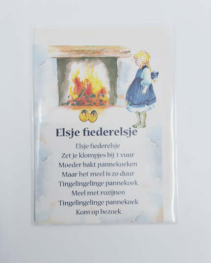 Wenskaart lied "Elsje fiederelsje"