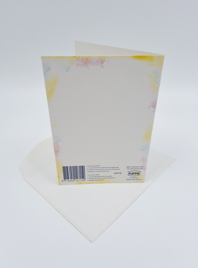 Wenskaart lied "Hop Marjanneke"