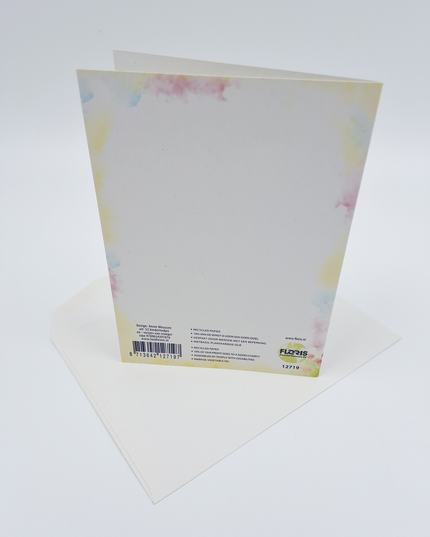 Wenskaart lied "Drie kleine kleutertjes"