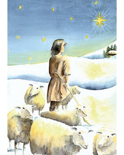 Wenskaart schaapsherder