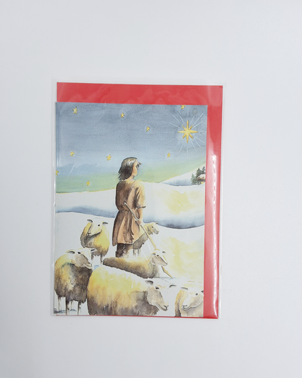 Wenskaart schaapsherder