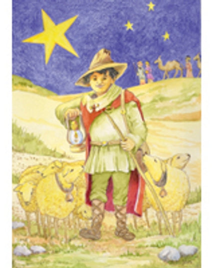 Wenskaart herder 3 koningen