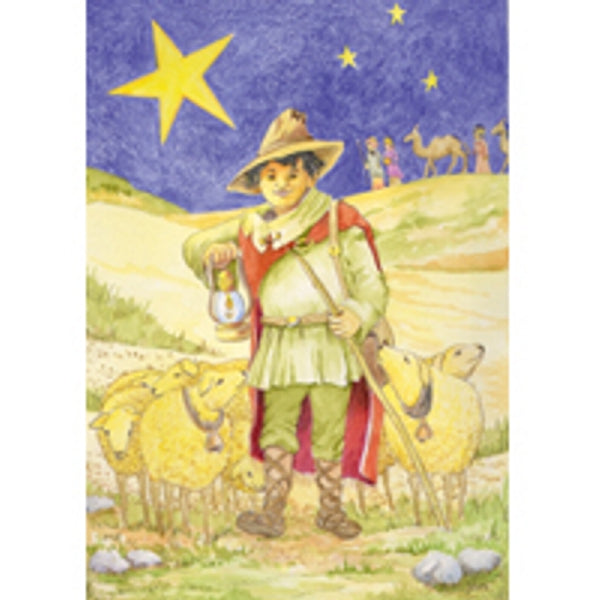 Wenskaart herder 3 koningen