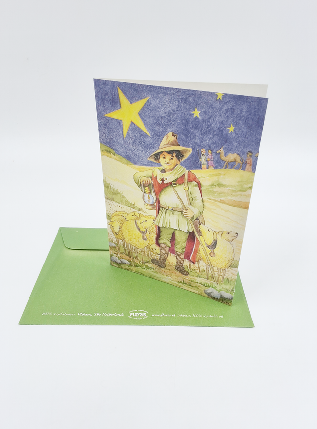 Wenskaart herder 3 koningen