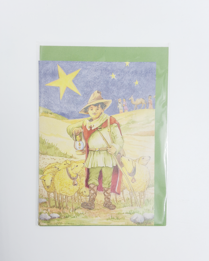 Wenskaart herder 3 koningen