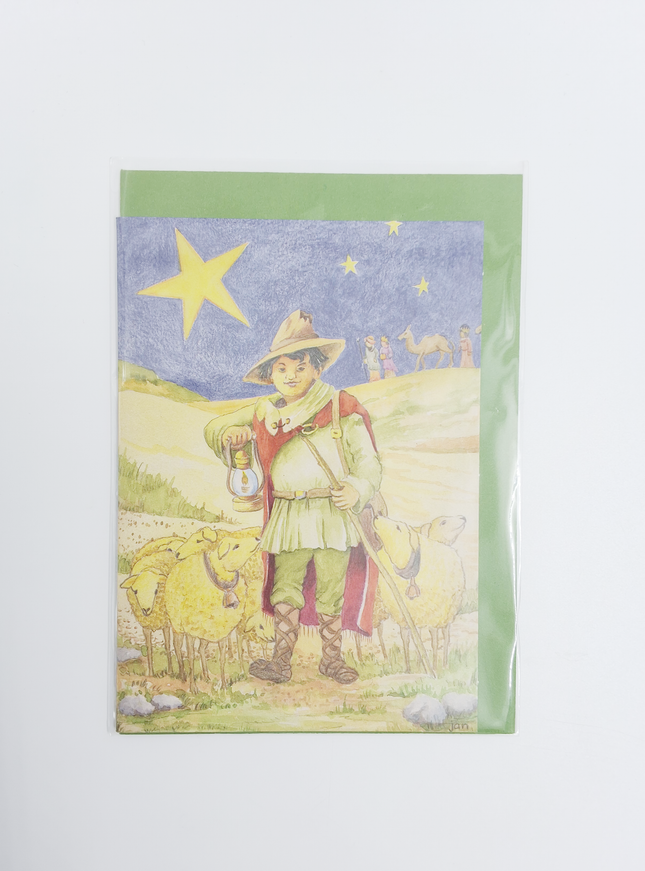 Wenskaart herder 3 koningen