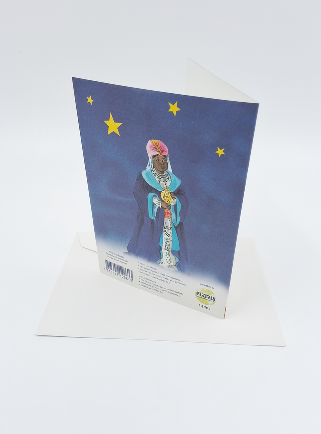 Wenskaart koningen met Jezus