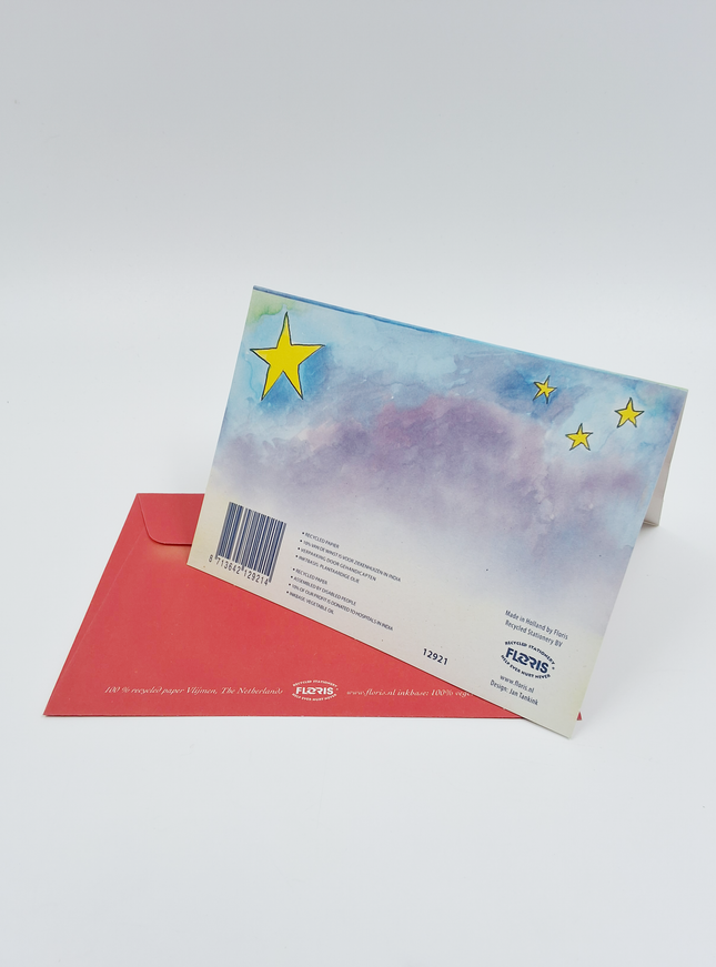 wenskaart Maria ezel