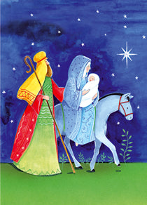 Wenskaart Jozef Maria blauw