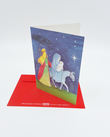 Wenskaart Jozef Maria blauw