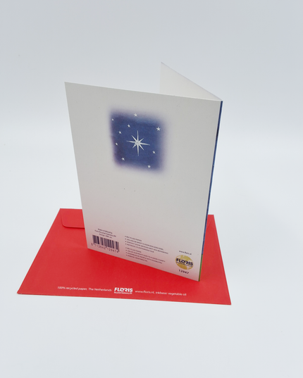 Wenskaart Jozef Maria blauw