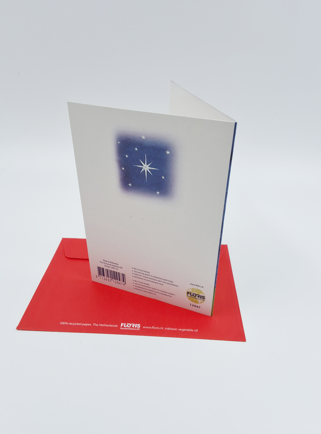 Wenskaart Jozef Maria blauw