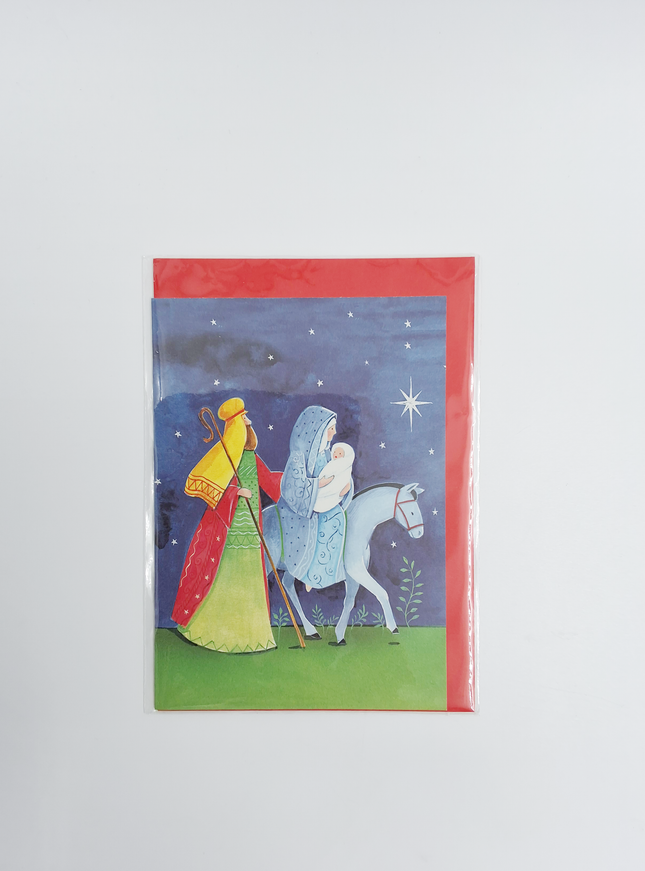 Wenskaart Jozef Maria blauw