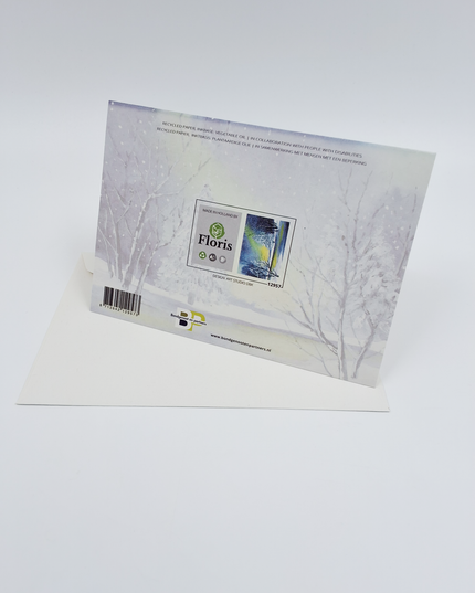 Kerstkaart noorderlicht