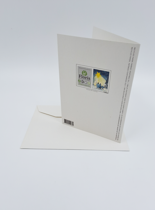 Wenskaart ezel Jozef Maria