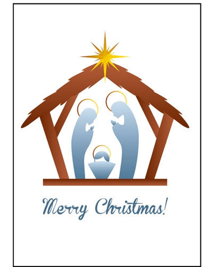 Wenskaart Jozef Maria "Merry Christmas"