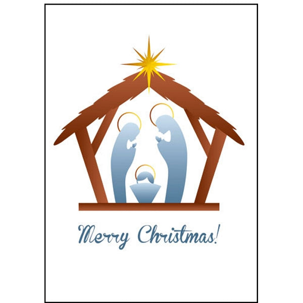 Wenskaart Jozef Maria "Merry Christmas"