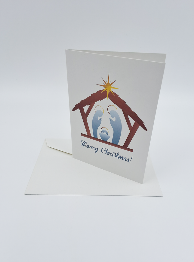 Wenskaart Jozef Maria "Merry Christmas"