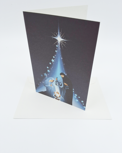 wenskaart ster Jezus Maria Jozef