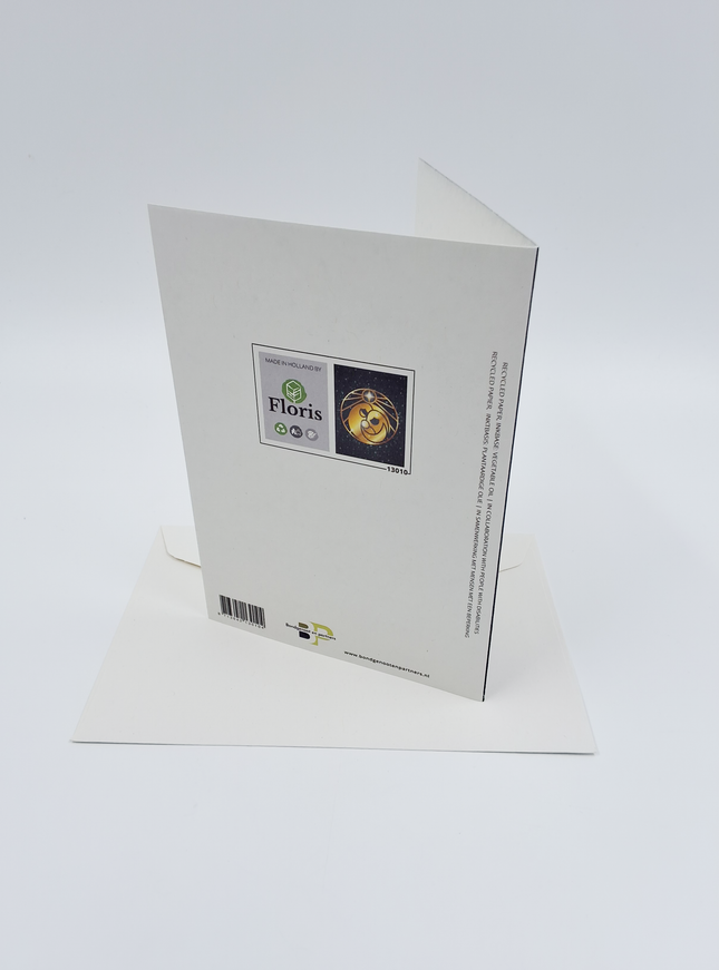 Wenskaart Jozef, Maria, Jezus