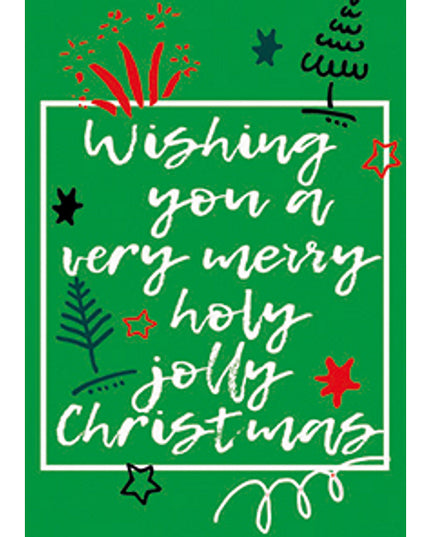 Wenskaart tekst "Wishing you ..."