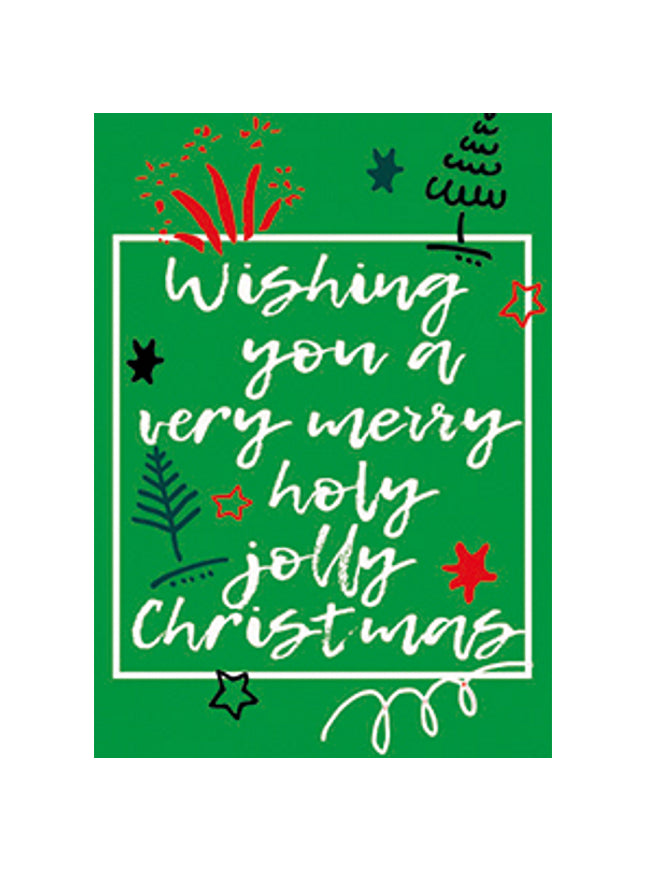 Wenskaart tekst "Wishing you ..."