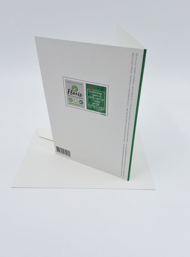 Wenskaart tekst "Wishing you ..."