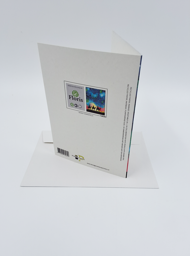 Wenskaart 3 koningen met sterrenhemel