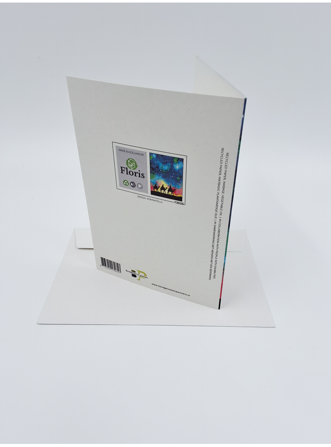 Wenskaart 3 koningen met sterrenhemel